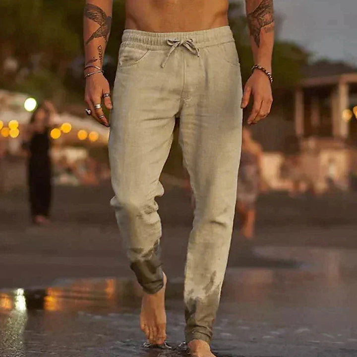 Matteo | Pantaloni da Spiaggia in Lino