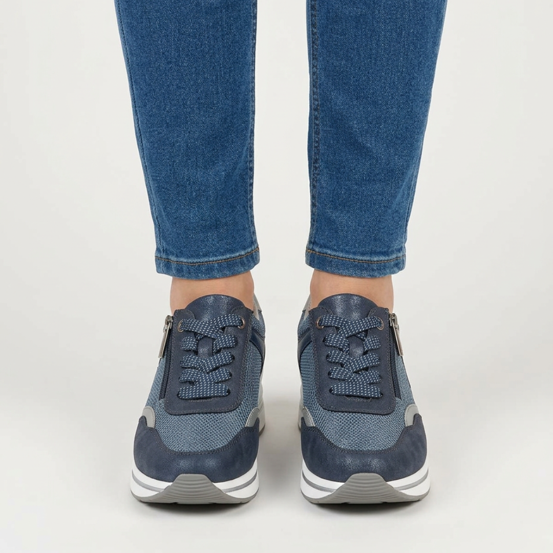 Lori - Scarpa comoda Donna con zeppa