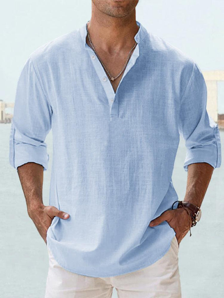 Vince | Camicia in Lino Traspirante