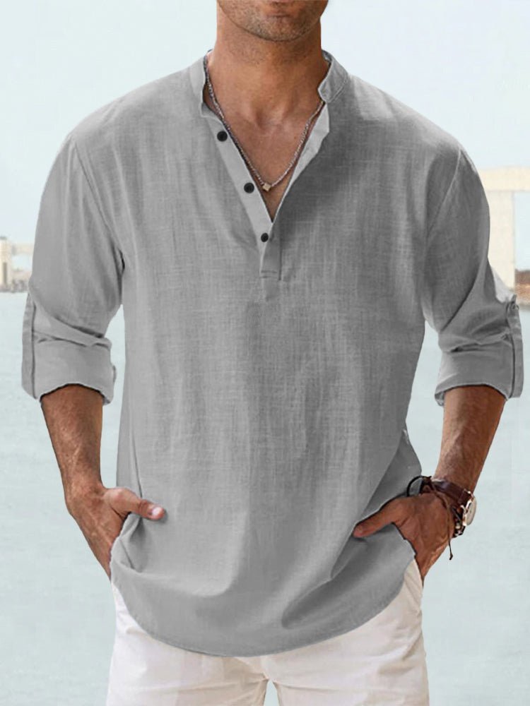Vince | Camicia in Lino Traspirante