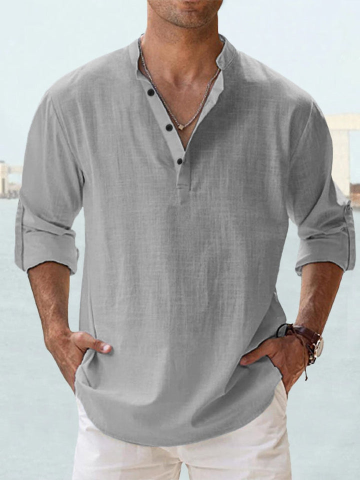 Vince | Camicia in Lino Traspirante