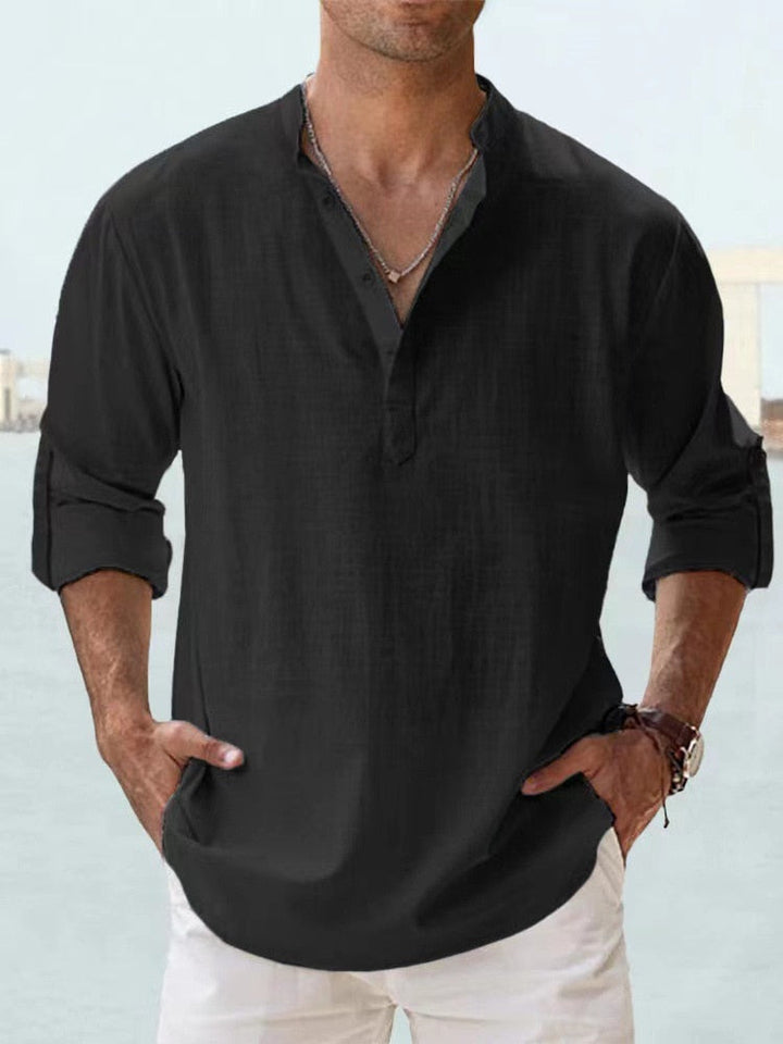 Vince | Camicia in Lino Traspirante