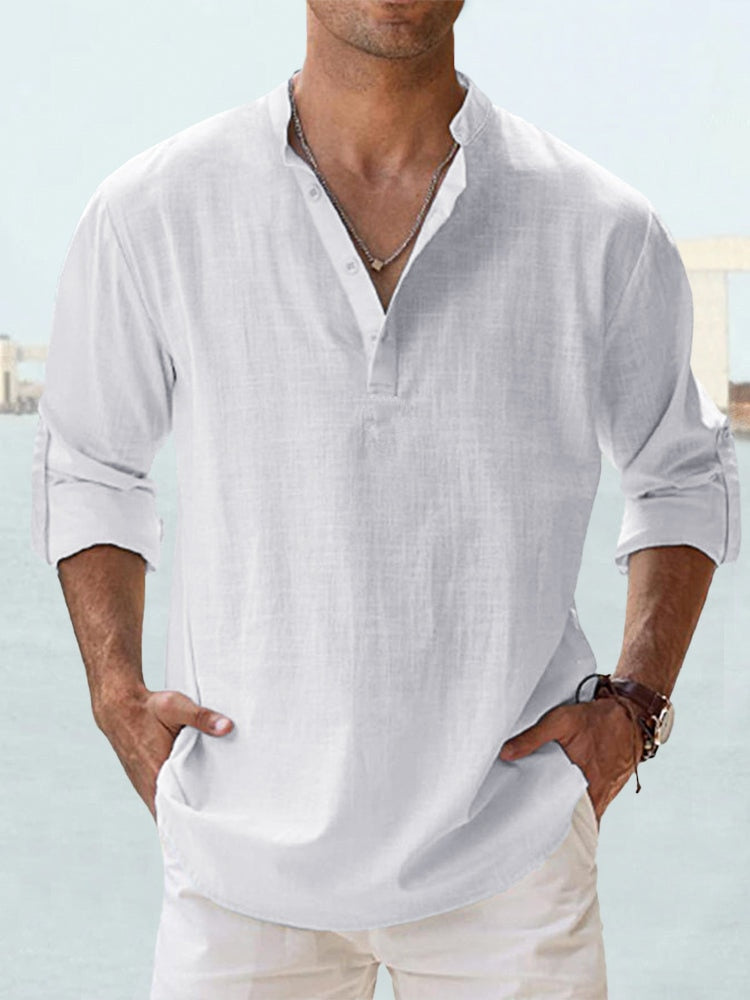 Vince | Camicia in Lino Traspirante