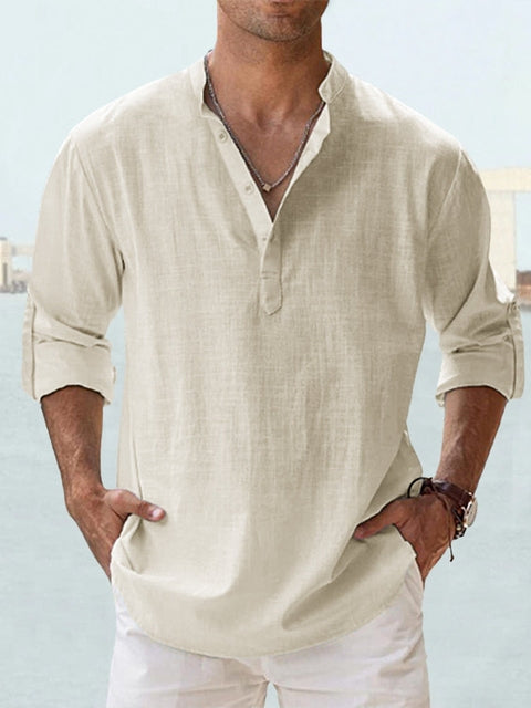 Vince | Camicia in Lino Traspirante