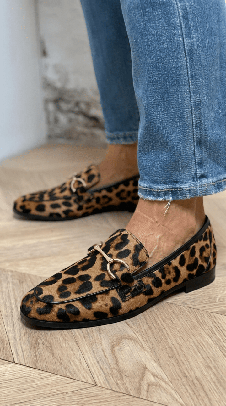 ADRIANA | MOCASSINI LEOPARDATI