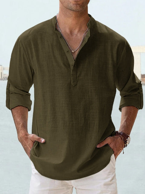 Vince | Camicia in Lino Traspirante