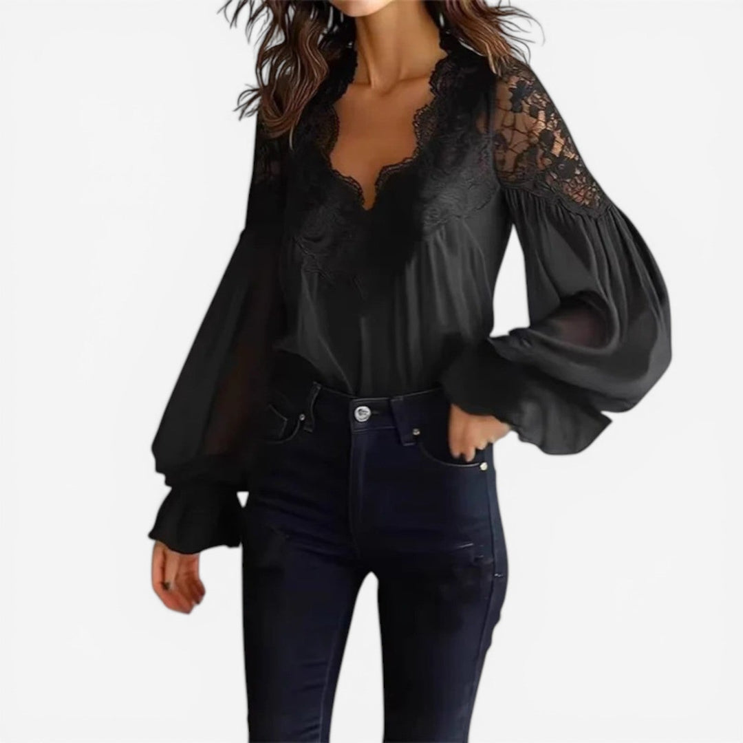 Georgia™ Blusa in pizzo elegante