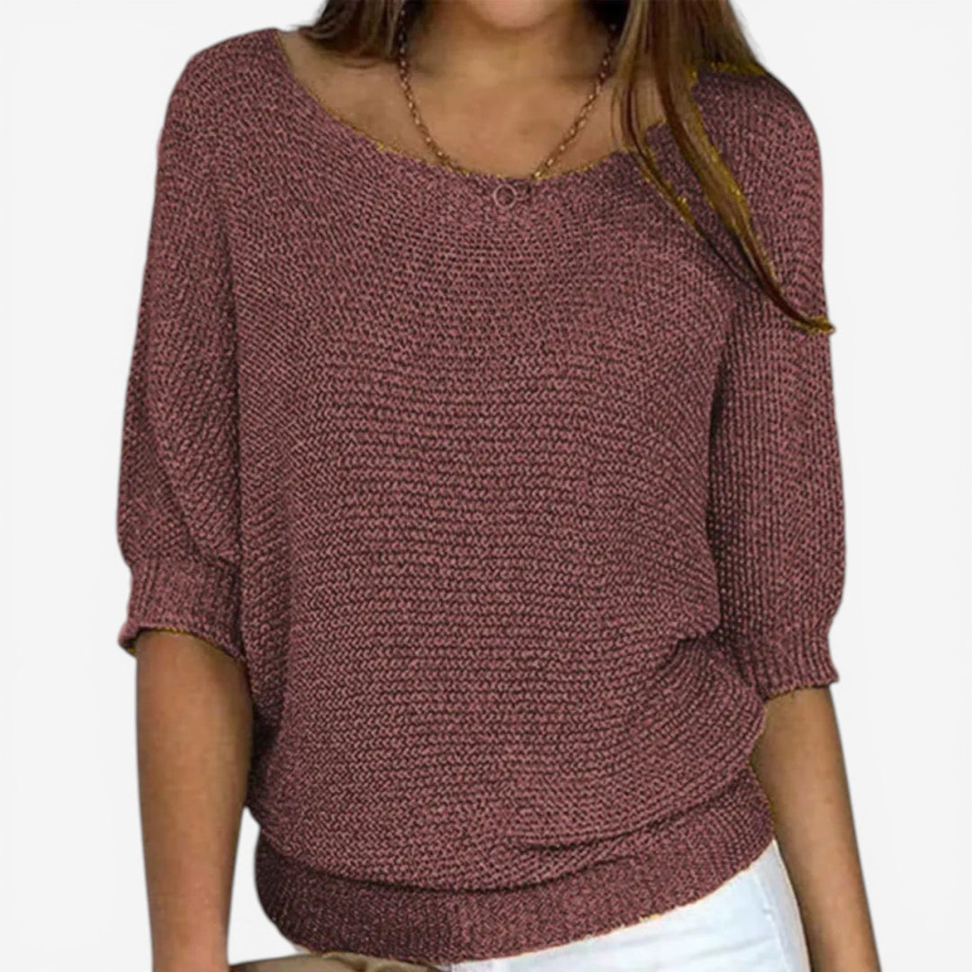 Kelsie™ Maglia casual morbida