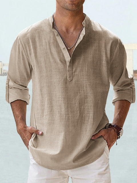 Vince | Camicia in Lino Traspirante