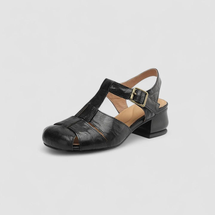 MACARENA | SANDALO IN PELLE INTRECCIATA