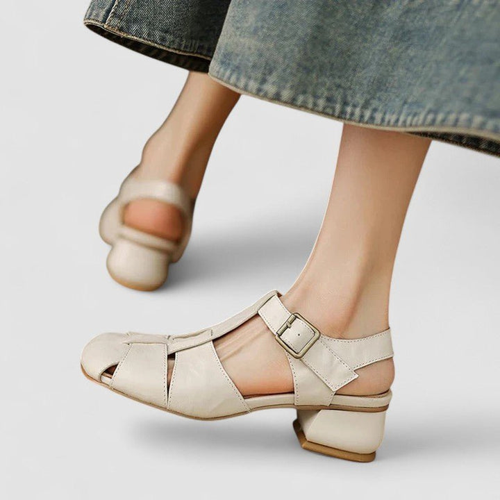 MACARENA | SANDALO IN PELLE INTRECCIATA
