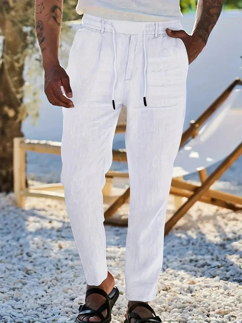 NACHO | PANTALONI DI LINO