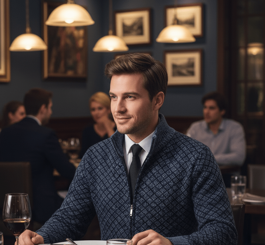 OLIVER | CARDIGAN CON ZIP