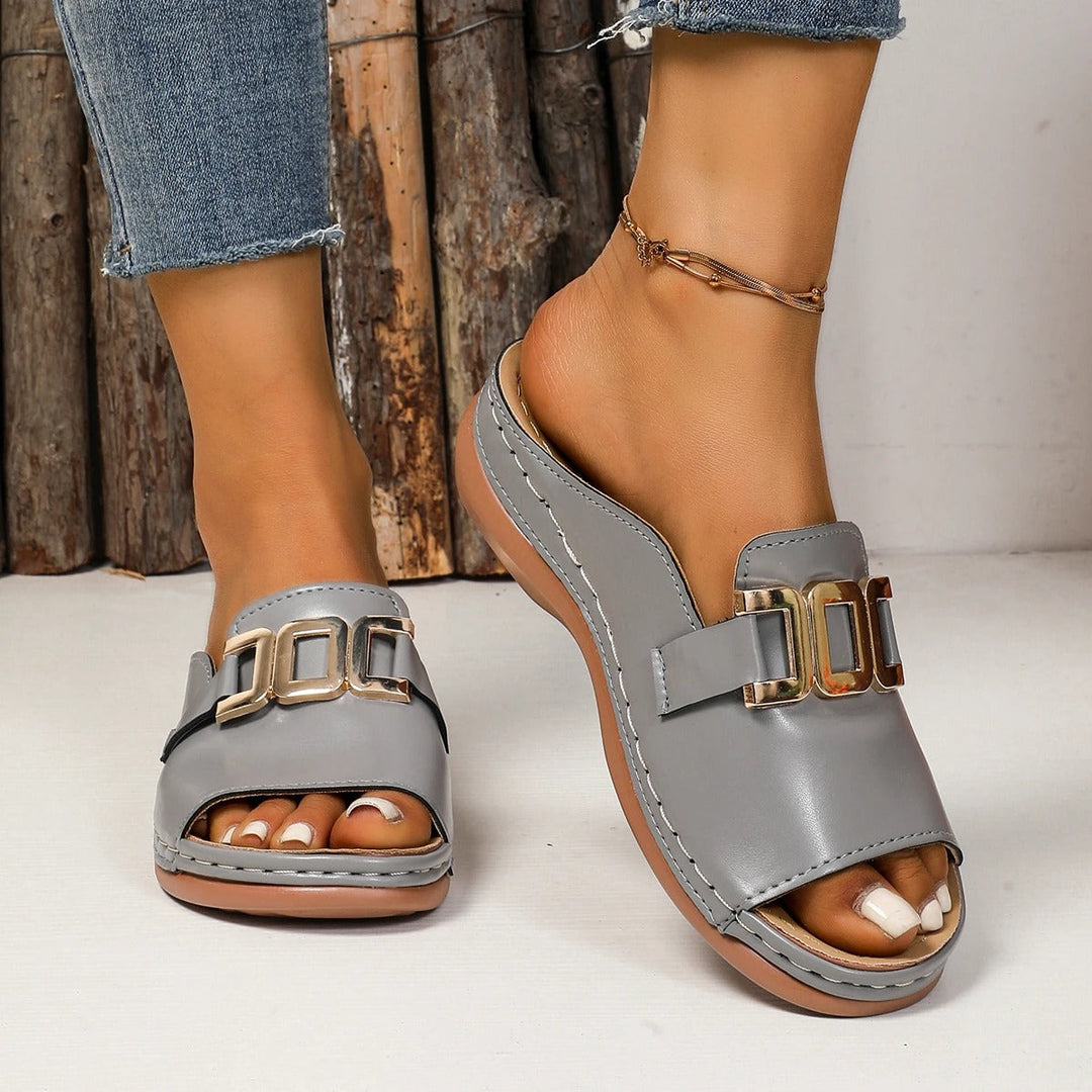 Mariya | Sandalo Con Sole A Zeppa